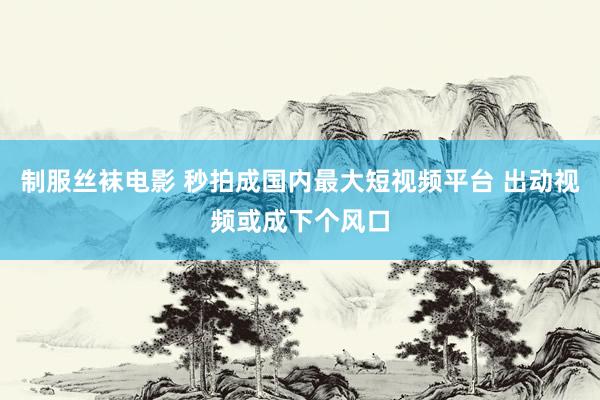 制服丝袜电影 秒拍成国内最大短视频平台 出动视频或成下个风口